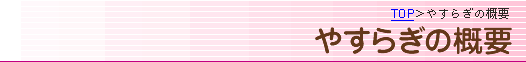 TOP���₷�炬�̊T�v